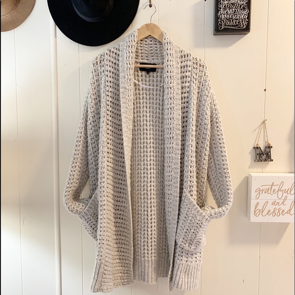 LINE Sweaters - LINE the Label open weave oversized chunky cardi